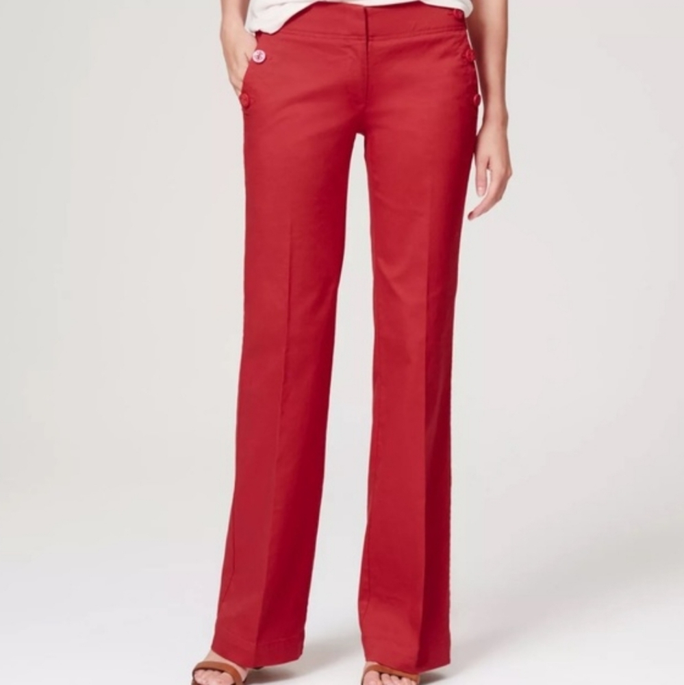 Loft Red Marisa Trouser